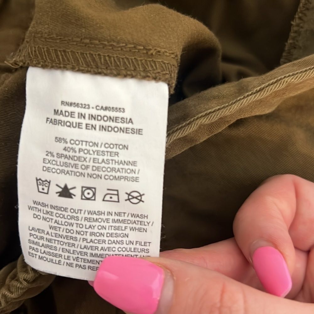 Air Jordan Essential Utility Cargo Khaki Straight Leg Pants Large - Picture 6 of 6